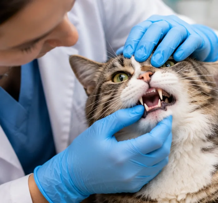 Illustrative pet care image: dental