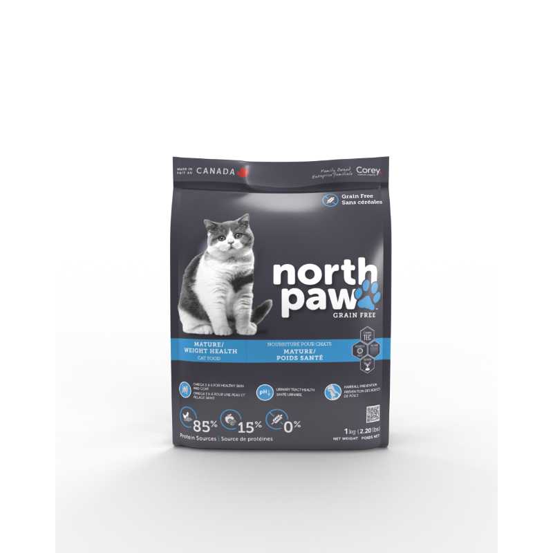North Paw Grain Free Mature/Weight Health Cat Food-1kg