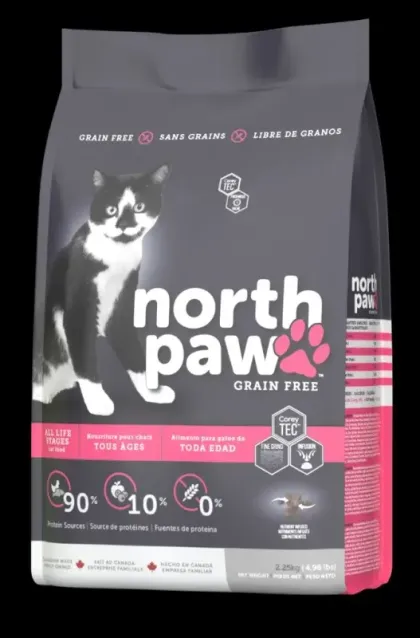 north paw grain free all life stage cat food(1kg)